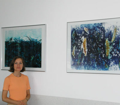 Ausstellung blaue Serie